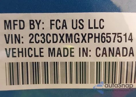 2023 Dodge Charger Gt Awd z USA, uszkodzony, nr VIN 2C3CDXMGXPH657514